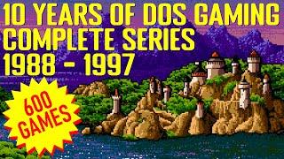 10 Years of DOS Gaming Complete 1988-1997 The Biggest Retro Gaming Video on YouTube