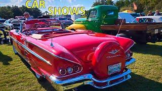 Classic car shows & up close hot rods muscle cars street rods & old cars old trucks around USA