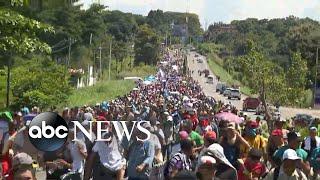 Trump Migrant caravan traveling toward US national emergency