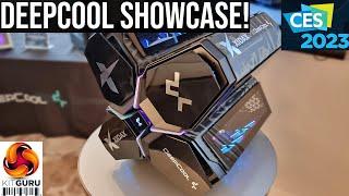 CES 2023 New DeepCool QUADSTELLAR air coolers fans and PSUs