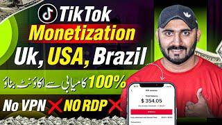 Create & Monetize USAUK TikTok Accounts in Pakistan Without VPN 