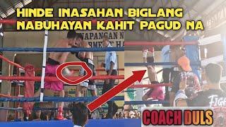 #boxing  Hinde inasahan biglang nabuhayan kahit pagud na. Lorenz John Torela VS Renden Oppas