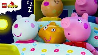 LEGO DUPLO  Peppa’s Sleepover Song  Peppa Pig Nursery Rhymes & Kids Songs 