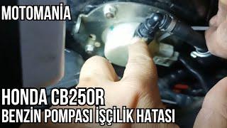 CB 250R BENZİN POMPASI İŞÇİLİK HATASI