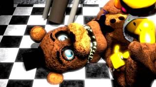 SFM FNAF 2  Withered Freddy x Toy Chica