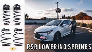 2019 Toyota Corolla E210 Lowering Springs Install