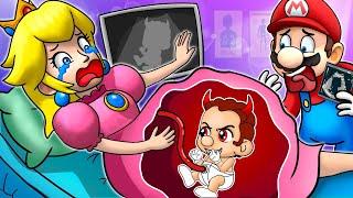 Peach Is Pregnant But Who Is The Babys Father? - Mario Sad Story - Super Mario Bros Animation