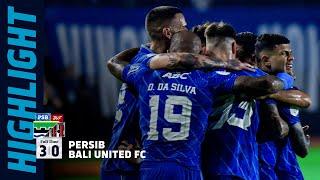 TIGA GOL TANPA BALAS PERSIB MELAJU KE FINAL   Match Highlights PERSIB 3-0 Bali United