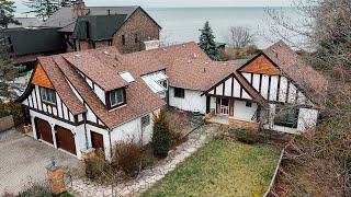 Millionaires Gorgeous ABANDONED Lakefront Tudor Mansion WHAT HAPPENED HERE??
