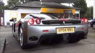 UNIQUE Ferrari Enzo LOUD Acceleration TERRORIZES small village