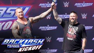 Randy Orton came to France to RKO some Samoans WWE Backlash France Kickoff May 3 2024