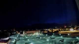 Night in Reykjavik - time lapse