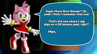 Is Amy aware of Super Mario Bros. Wonder? Back in the meme voice overs