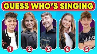 Guess Who Is Singing?  Salish Matter Payton Delu Royalty Family MrBeast
