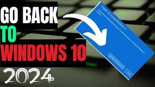 Windows 11 to Windows 10 Downgrade Step-by-Step Guide