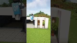 Minecraft Best Modern House Tutorial #shorts