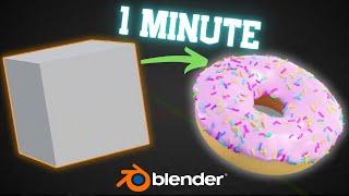 Create a Donut in Blender in 1 Minute