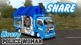 Share Livery Police Women Isuzu Nmr 71 Souleh Art Free