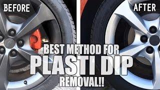 How to Remove Plasti Dip From Rims  WD40  GooGone & Tire Wet SUPER EASY METHODS