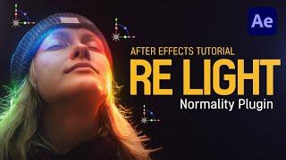 After Effects Face Re Lighting normality Plugin Tutorial l 스틸사진 라이팅 Include project files