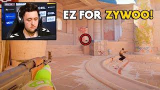 ZYWOOs Aim is so Good DYCHA 1v4 Clutch CS2 Highlights