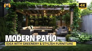 How to Design a Modern Patio with Greenery and Stylish Furniture  DIY Project Ideas