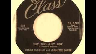 Oscar McLollie & Jeannette Baker - Hey Boy - Hey Girl
