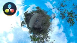 How to Edit and Reframe 360 Camera Footage in DaVinci Resolve e.g. the Insta360 X4