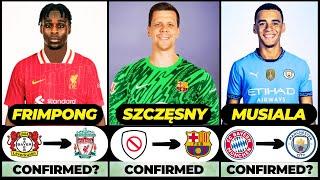  ALL LATEST CONFIRMED TRANSFER AND RUMOURS 2024  Szczęsny Frimpong Musiala️