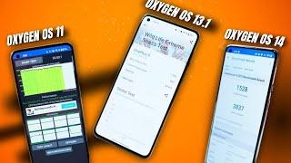 BEST Oxygen OS Version in 2024 Crazy Performance test between Oxygen OS 11 OOS 13.1 & OOS 14