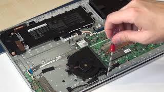 ASUS VivoBook 2020 2021 Laptop Disassembly Guide Tutorial Upgrade SSD RAM Boot USB D712 D515