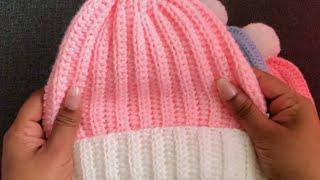 Easy crochet kids hatcrochet beanie