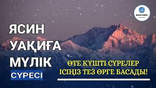 Өте күшті сүрелер Ісіңіз тез өрге басады Ясин Уақиға Мүлік сүресі күнде тыңдаңыз