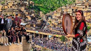 DANCE and SINGING Ceremony of « Hezar Daf » in Palangan village of IRAN 