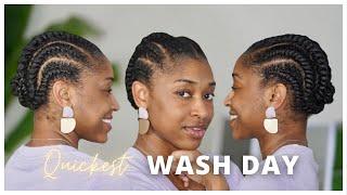 The Quickest Wash Day Style for Natural Hair