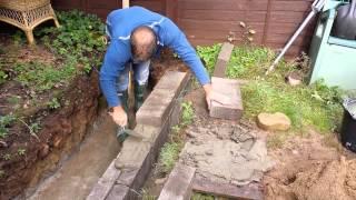 How To Build A Concrete Block Wall