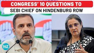 PMs Integrity Torn To Pieces Congress Blasts Modi Govt After Hindenburg Claims SEBI-Adani Link