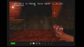 Saturn homebrew Project Z-Treme - 3d weapons