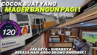PANTESAN LARIS KERETA INI PESAING ARGO BROMO ANGGREK‼️Naik KA Sembrani Pagi Jakarta - Surabaya
