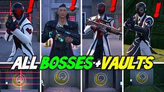 Fortnite All 5 Bosses Vaults & Mythics - Chapter 4 Season 4