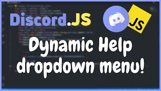 Automatic Help Command with Dropdown Selections  discord.js tutorials