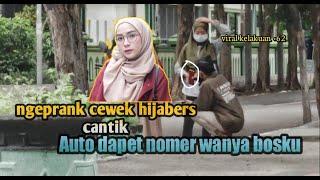 PRANK MODUS CEWEK HIJAB AUTO PUNYA NO WHATSHAPP?#prankmodus #prankcewekhijabers