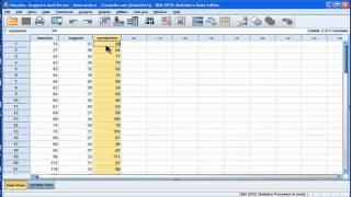 Multiple Regression - Interaction-  SPSS part 1