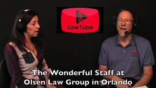 The wonderful staff at Olsen Law Group in Orlando