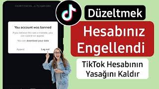 TikTokta Hesabınız kalıcı olarak yasaklandı Nasıl Düzeltilir 2023