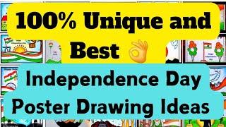 Independence Day Drawing easy  Happy Independence Day Poster drawing  15 August Special Drawing