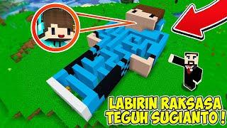 AKU DITANTANG MENEMUKAN RAHASIA DIDALAM LABIRIN BERWUJUD TUBUH TEGUH SUGIANTO RAKSASA DI MINECRAFT 