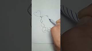 ONE LINE ART #shorts #viral #art #shortvideo #youtubeshorts #funny #reels #love #viralshorts #tiktok