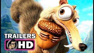 ICE AGE 1-5 All Scrat Movie Clips & Trailers 2002 - 2016