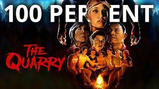 The Quarry 100% Walkthrough  All Endings Collectibles Scenarios and Platinum Trophy